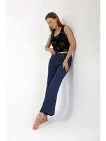 Kalın Askılı Body Bol Paça Kadın Pantolon 2li Takım Siyah Akbeniz 4221 Siyah farklı açı